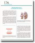 Affordable Replacement of Uncomfortable Lower Dentures - PDF Preview
