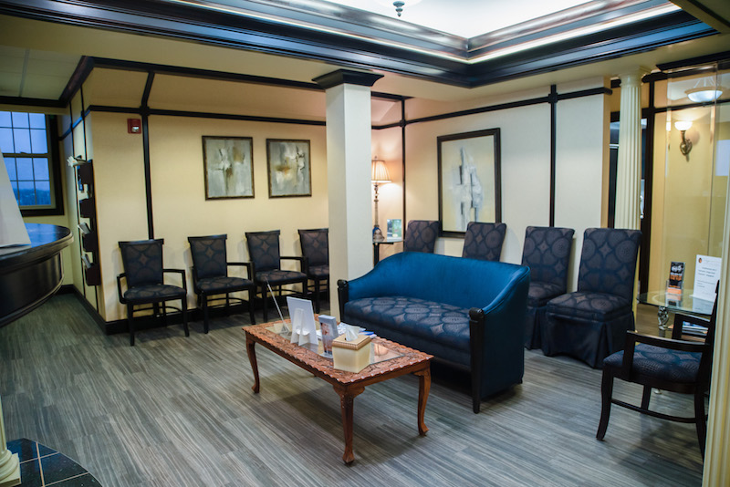 Waiting Area, Visage Surgical Institute in Medina, Ohio